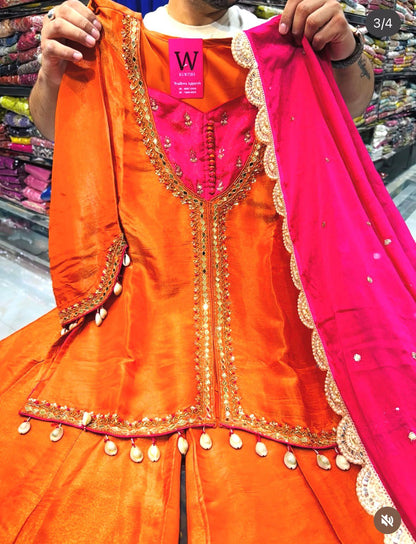 Rajouri Plazo Set