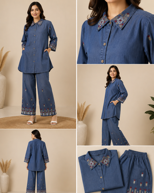 Denim Cord Set