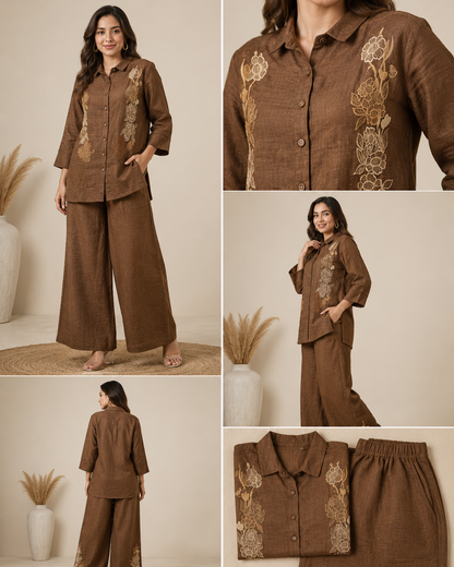 Mocha Brown Cord Set